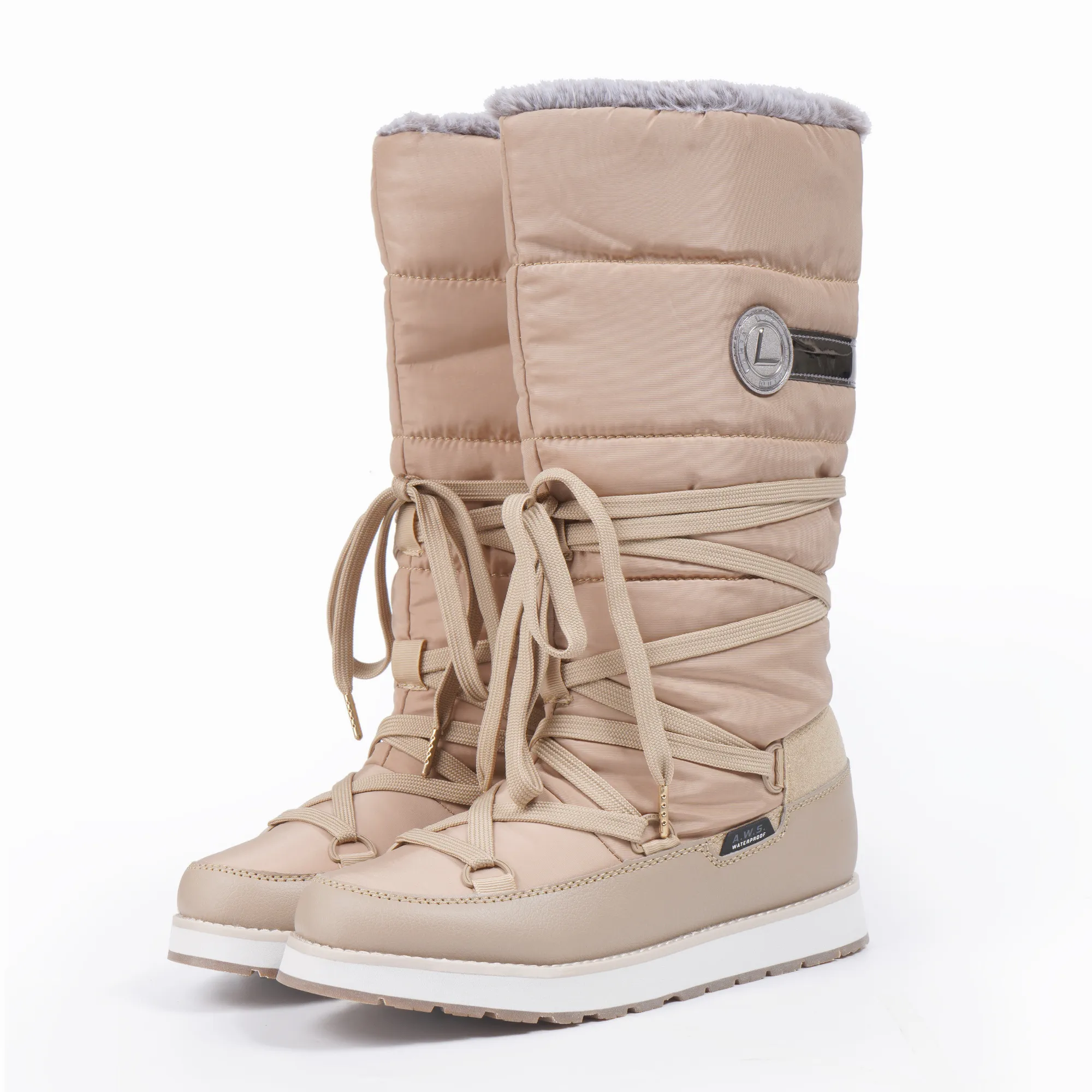 Luhta Tahtova Ms Winterstiefel Damen beige