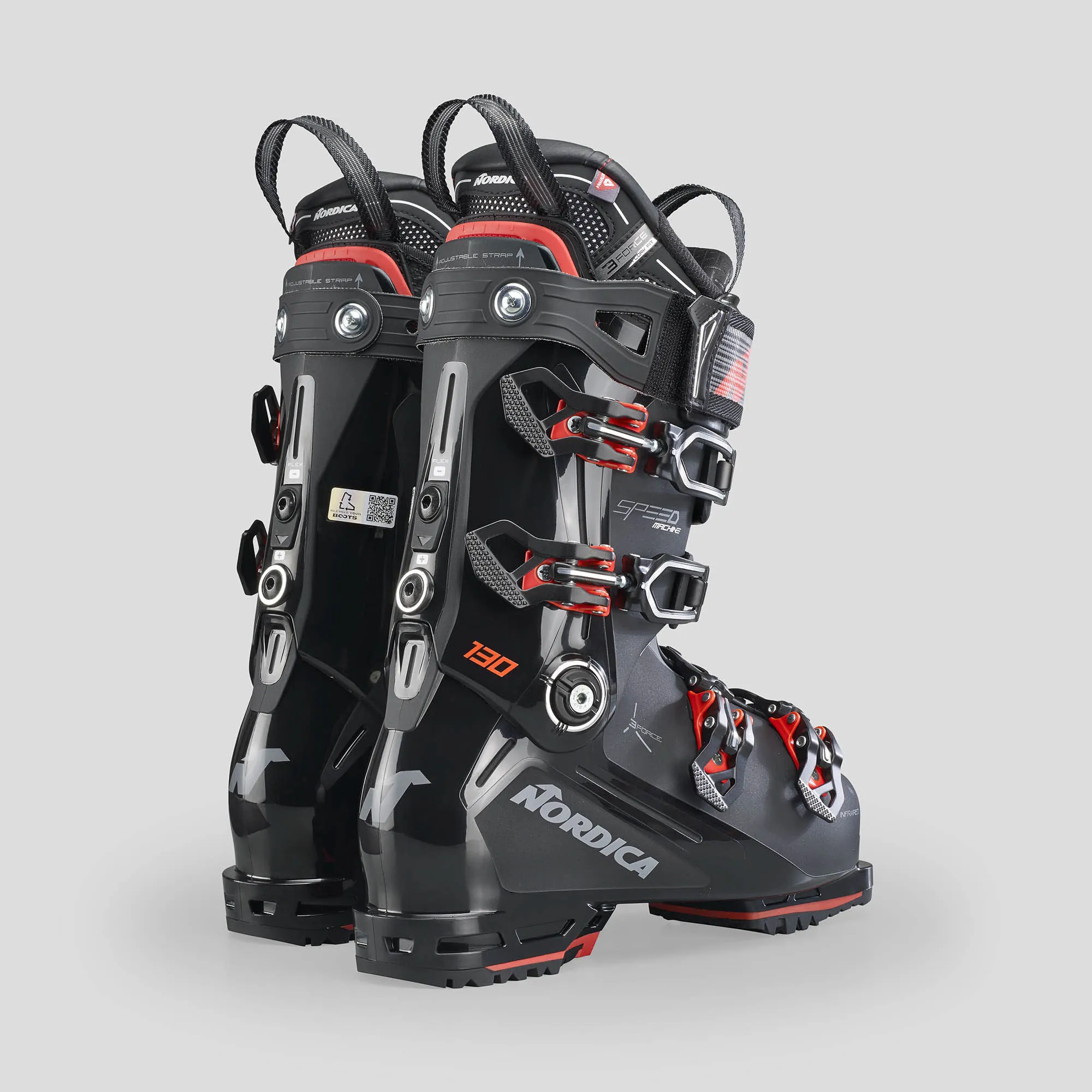 Nordica Speedmachine 3 130 (GW) Herren All-Mountain-Skischuhe schwarz