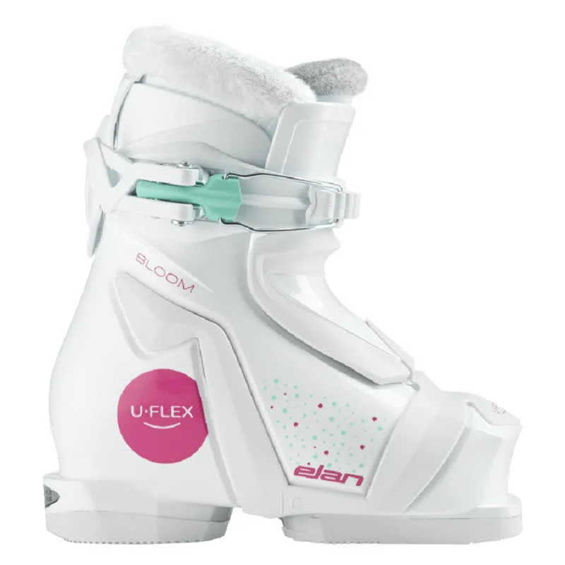 Elan BLOOM 1 Mädchen Skischuhe Skiboots Alpin Skistiefel weiß