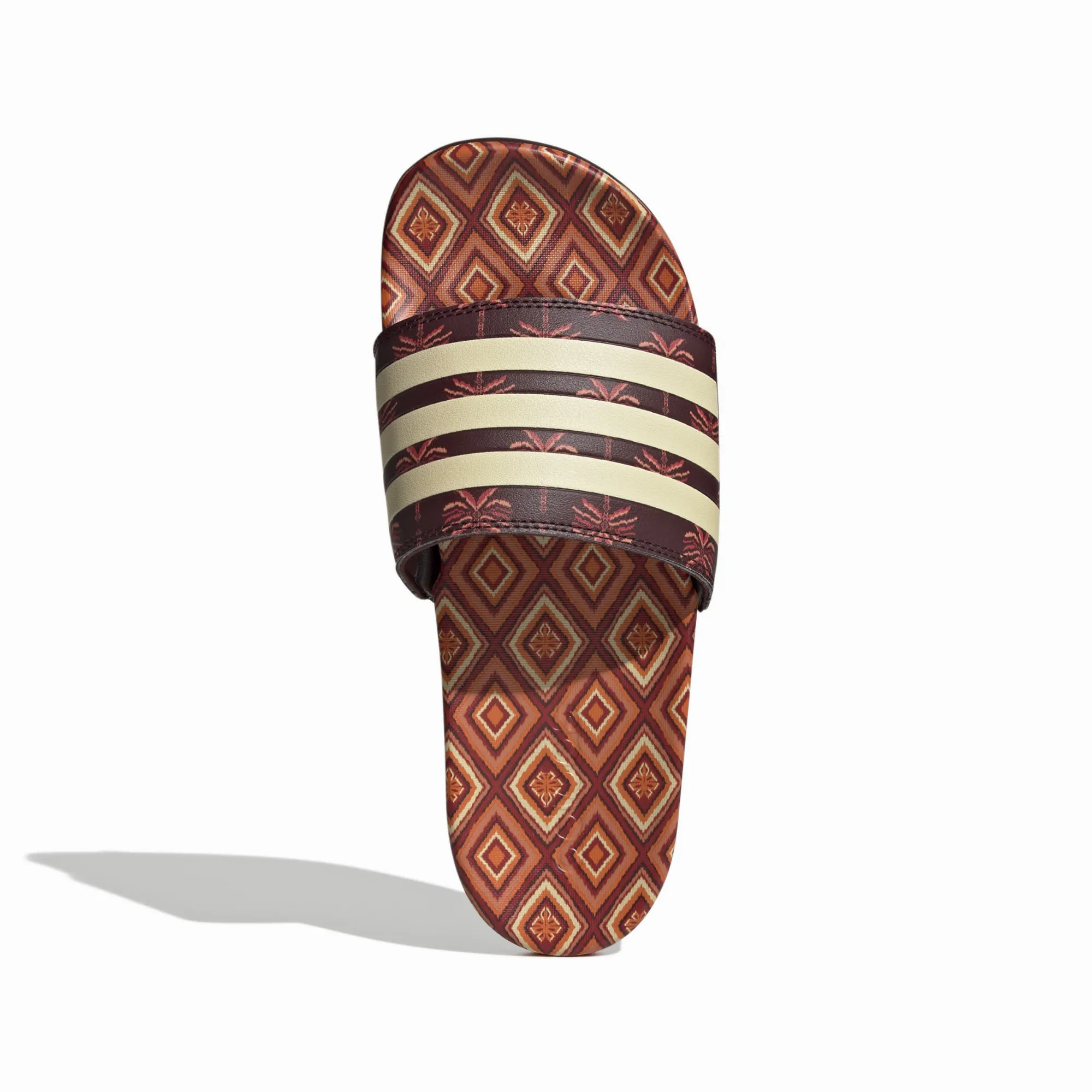 adidas adilette comfort Sandale Badeschuh Damen braun orange