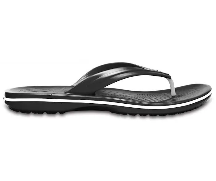 Crocs Crocband Flip Flop Herren Badeschuhe Zehentrenner schwarz NEU