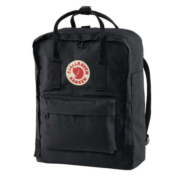 Fjällräven Kånken Rucksack Daypack Freizeit Schule Outdoor schwarz NEU