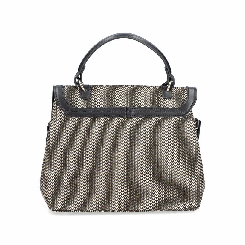 Rieker Handtasche Umhängetasche Damen beige schwarz