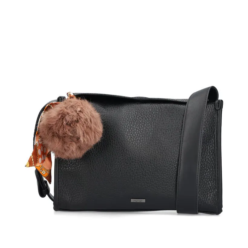 Rieker Handtasche Umhängetasche Damen schwarz