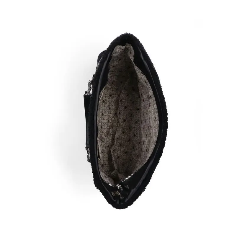 Rieker Shopper Handtasche Damen schwarz weiß