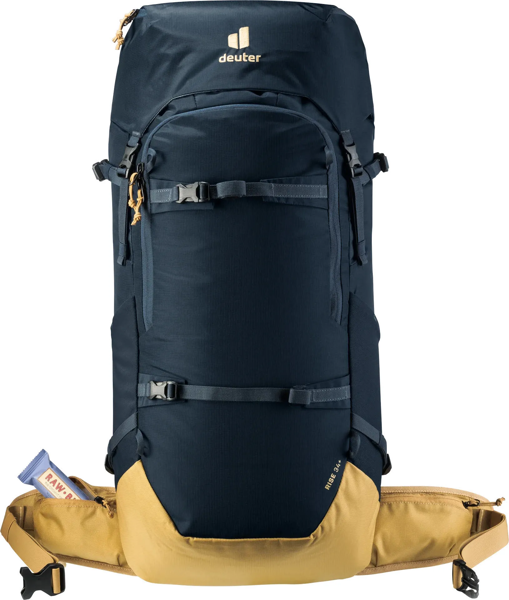 Deuter Rise 34+ Herren Schneeschuh-Rucksack Trekking Tour blau/braun NEU