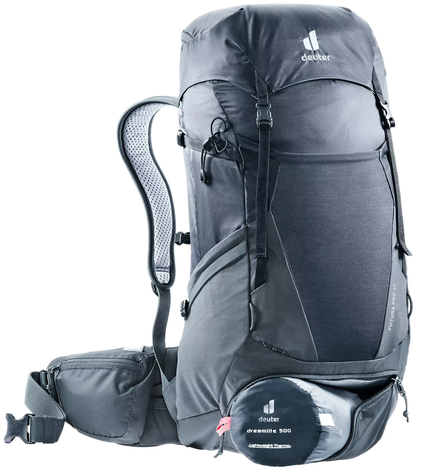 Deuter Futura Pro 36 Unisex Wanderrucksack Trekkingrucksack black/graphite NEU
