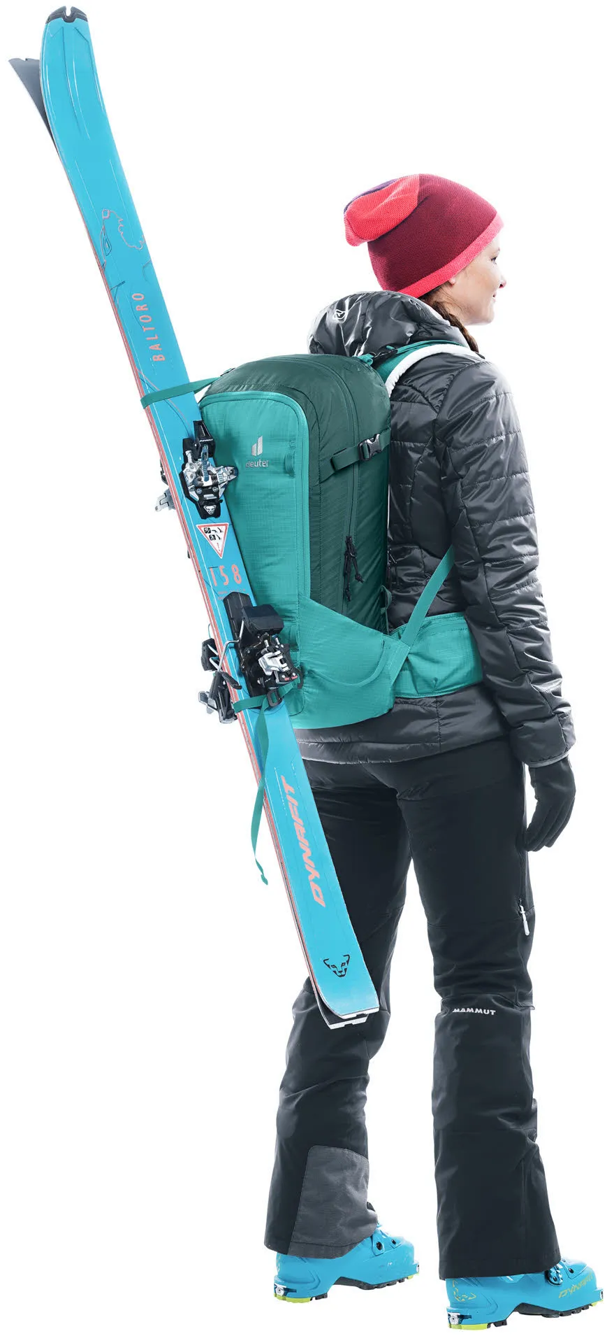 Deuter Freerider 28 SL Skitourenrucksack robust atmungsaktiv schneeabweisendes Material Blau