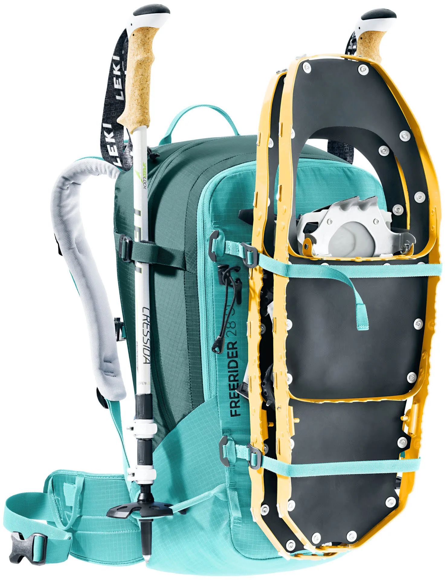 Deuter Freerider 28 SL Skitourenrucksack robust atmungsaktiv schneeabweisendes Material Blau