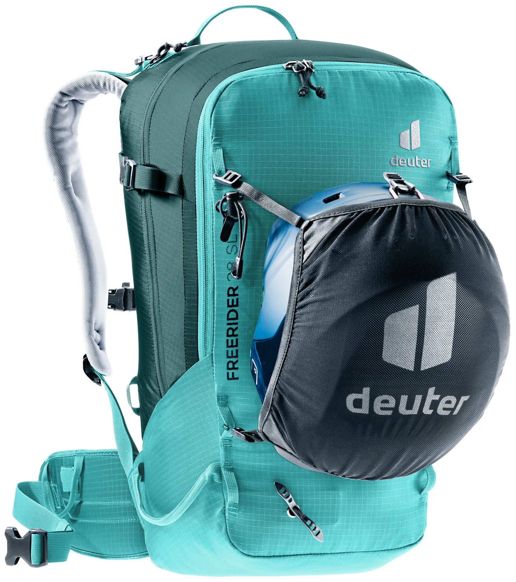 Deuter Freerider 28 SL Skitourenrucksack robust atmungsaktiv schneeabweisendes Material Blau