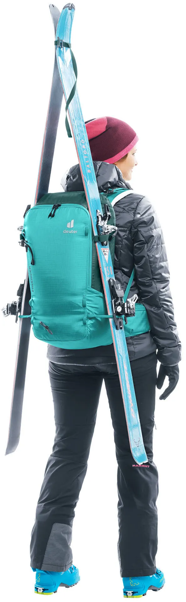 Deuter Freerider 28 SL Skitourenrucksack robust atmungsaktiv schneeabweisendes Material Blau