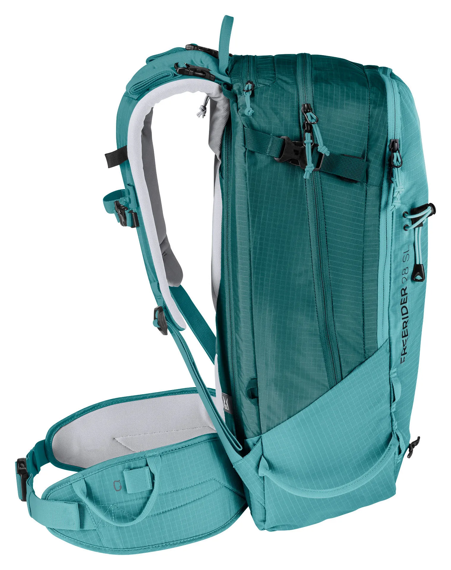 Deuter Freerider 28 SL Skitourenrucksack robust atmungsaktiv schneeabweisendes Material Blau