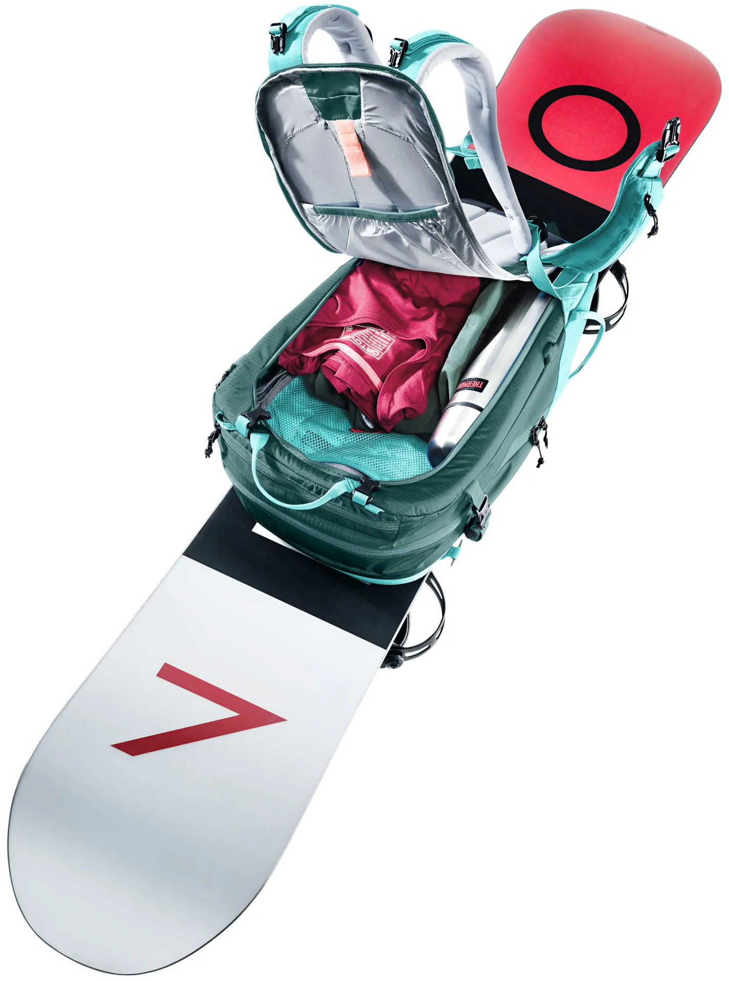 Deuter Freerider 28 SL Skitourenrucksack robust atmungsaktiv schneeabweisendes Material Blau