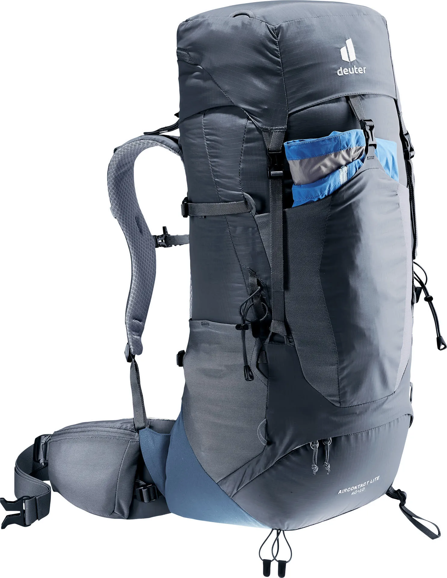 Deuter Aircontact Lite 40 + 10 Unisex Wanderrucksack Trekkingrucksack black/marine NEU
