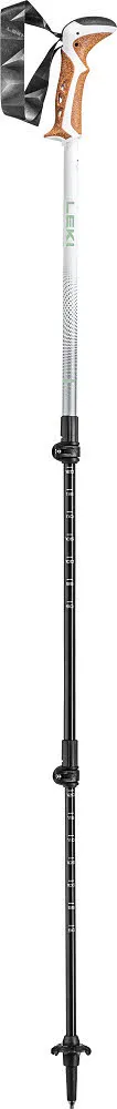 Leki Jannu Damen Wanderstöcke Trekkingstöcke Teleskopstöcke weiß