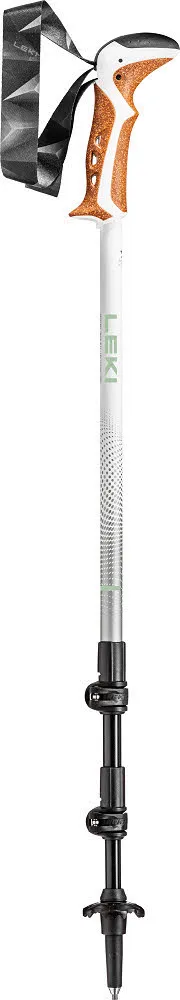 Leki Jannu Damen Wanderstöcke Trekkingstöcke Teleskopstöcke weiß