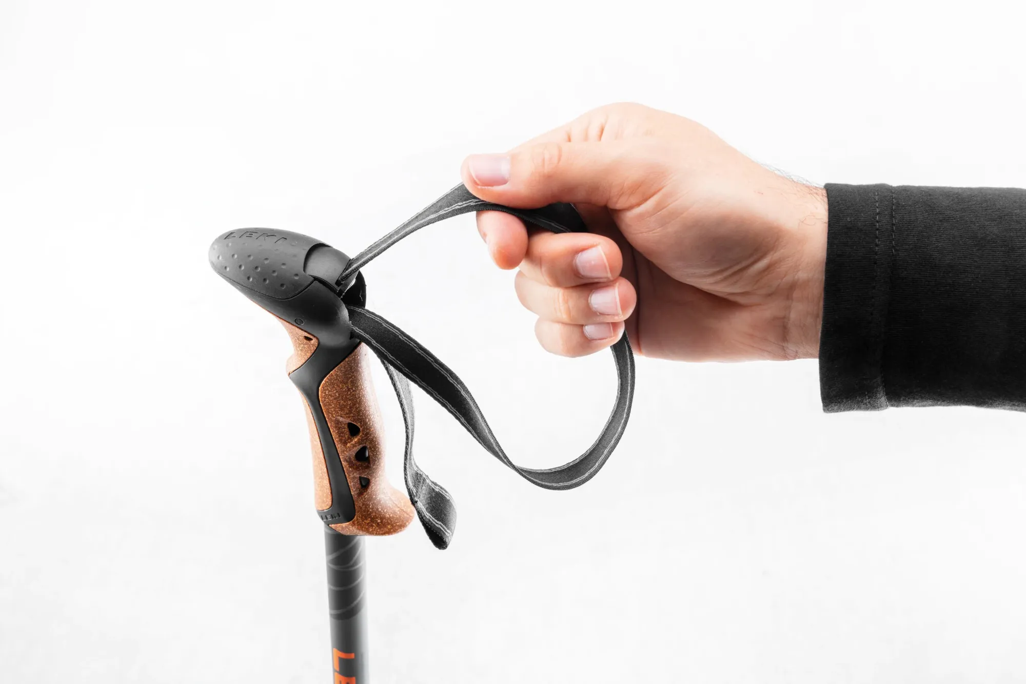 LEKI Khumbu AS Wanderstöcke Verstellbar Outdoor Wandern Unisex Grau NEU