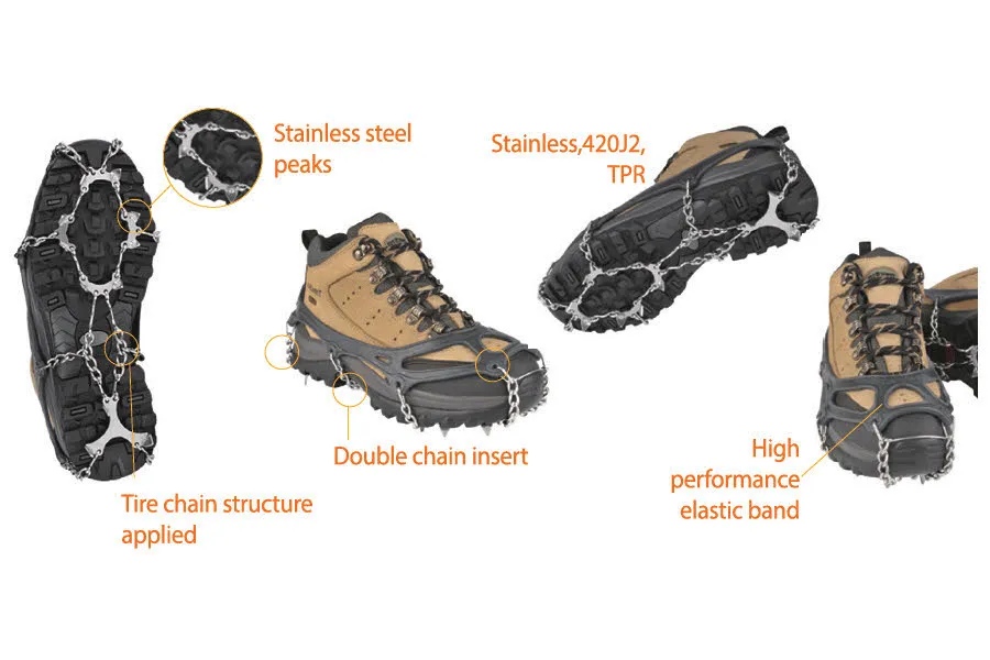 Snowline Chainsen Pro Unisex Spikes inkl. Packtsche versch. Größen NEU