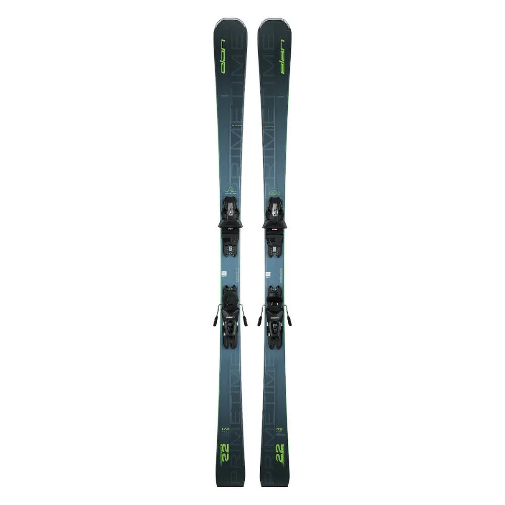 Elan PRIMETIME 22 BLUE PS + EL 9.0 Herren Allround Carver Ski Fortgeschrittene 24/25 blau