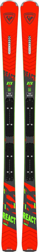 Rossignol REACT RTX + Xpress 10 GW Allround Carver Ski Einsteiger 24/25 rot