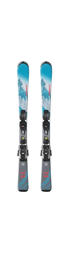 Nordica TEAM Girl (110-140) + J7.0 FDT Mädchen Allmountain Ski 24/25 blau