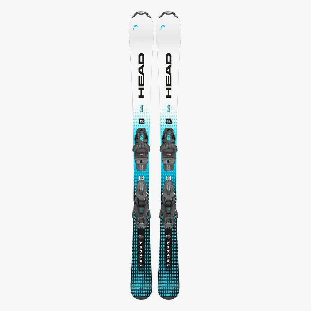 Head Supershape Team Easy + JRS 4.5 GW Kinderski (107-117) Einsteiger 24/25 blau/weiß