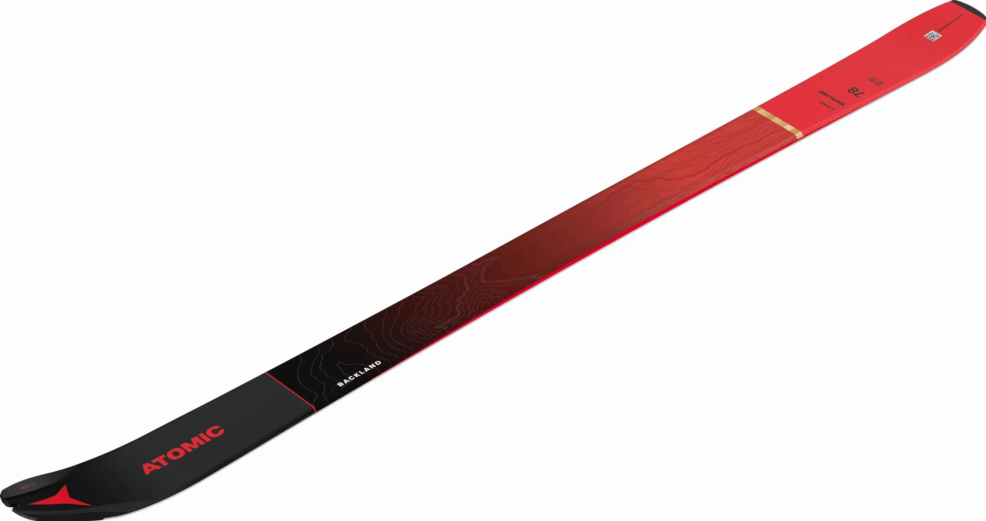 Atomic Backland 78 Black/Red Tourenski inkl. Felle SKIN 78/80