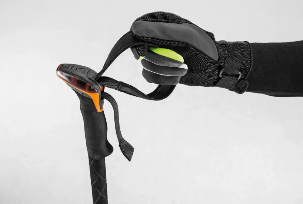 Leki Sherpa FX Carbon Strong Unisex Wanderstöcke Tourenstöcke Faltstöcke orange
