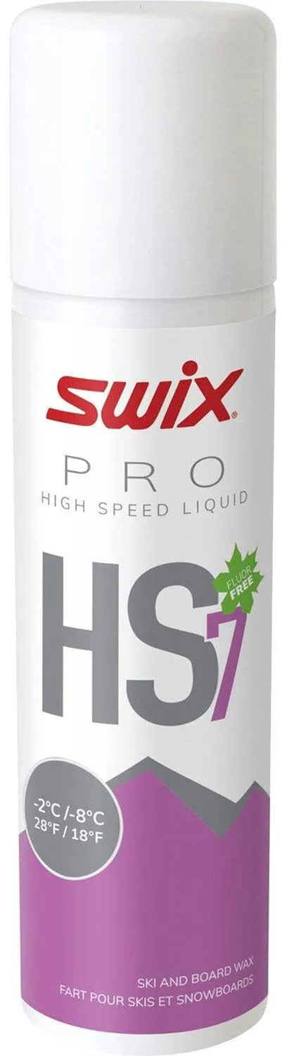 Swix  HS7 Liq. Violet, -2°C/-7°C Skiwax 125ml