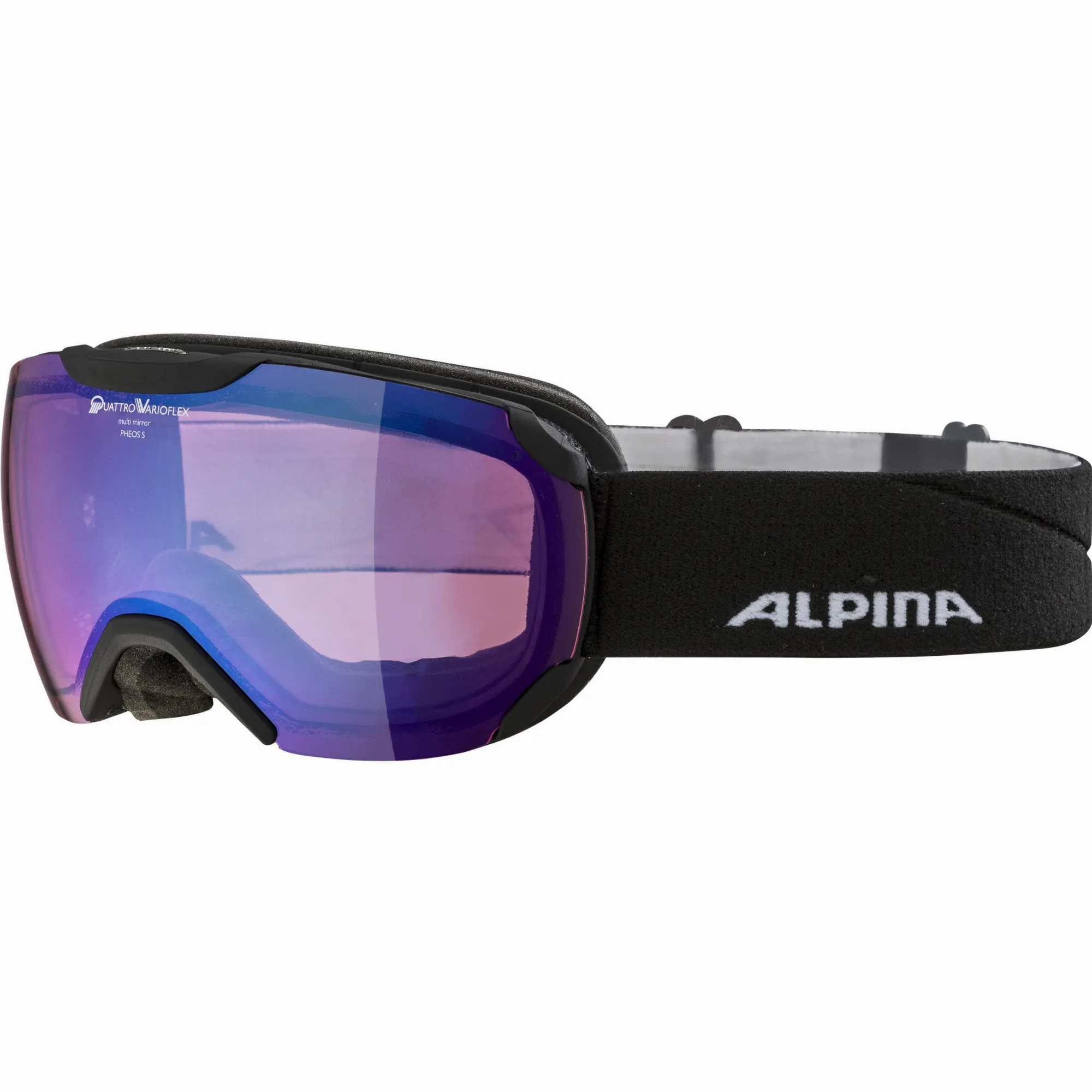 Alpina Pheos S QVM SPH Skibrille Snowboardbrille Wintersport black matt NEU