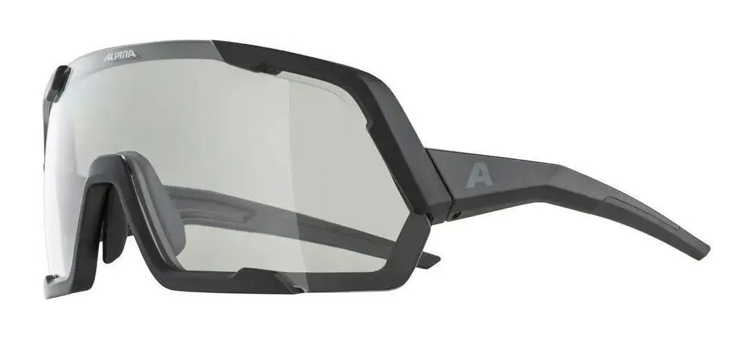 Alpina ROCKET Unisex Sportbrille Varioflex schwarz
