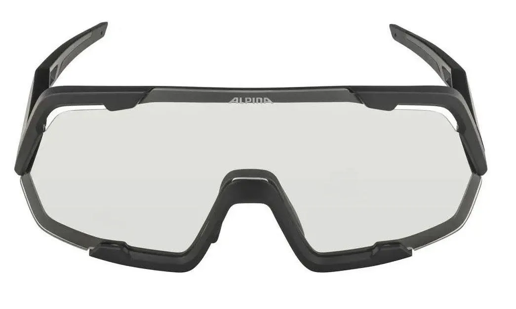 Alpina ROCKET Unisex Sportbrille Varioflex schwarz