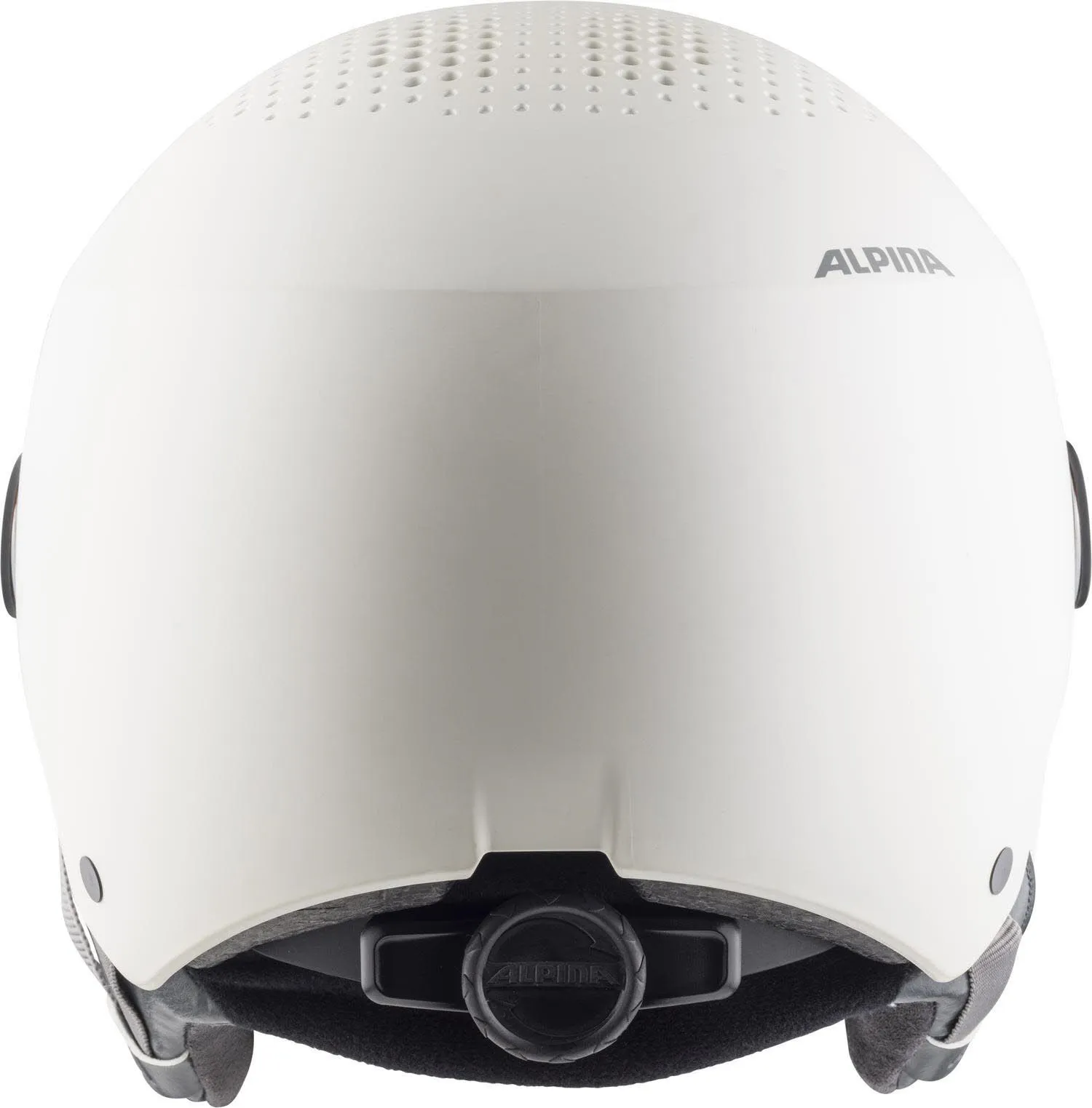 Alpina Arber Visor Q-Lite Herren Skihelm Hardshell-Außenschale weiß