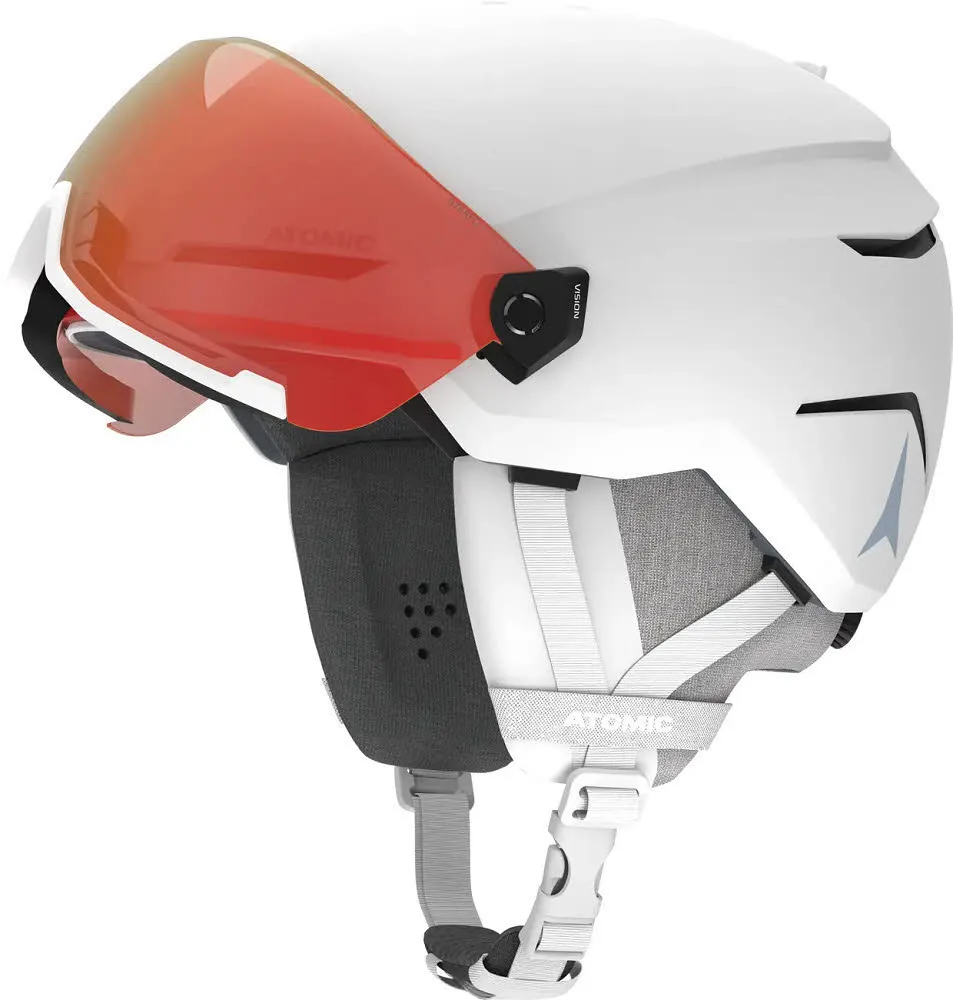 Atomic SAVOR VISOR PHOTO Unisex Skihelm Visierhelm weiß