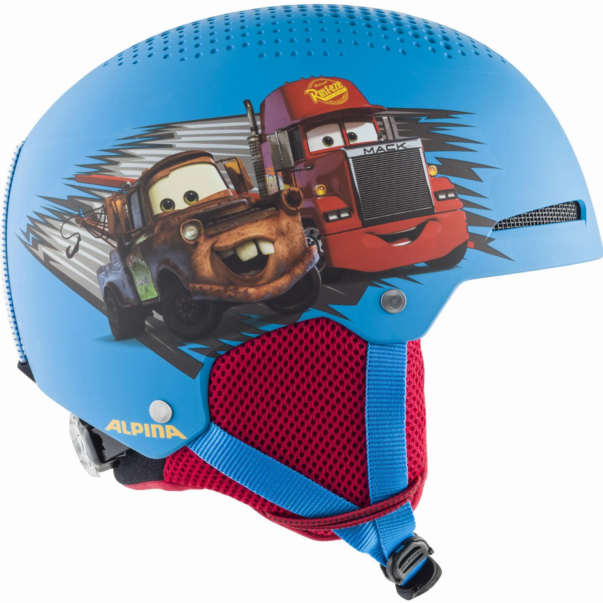 Alpina Zupo Disney Set Cars Kinder Skihelm Snowboardhelm Ski Alpin Helm blau NEU