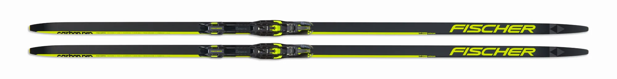 Fischer Twin Skin Carbon Pro Stiff Langlaufski Klasisch Fellski schwarz NEU