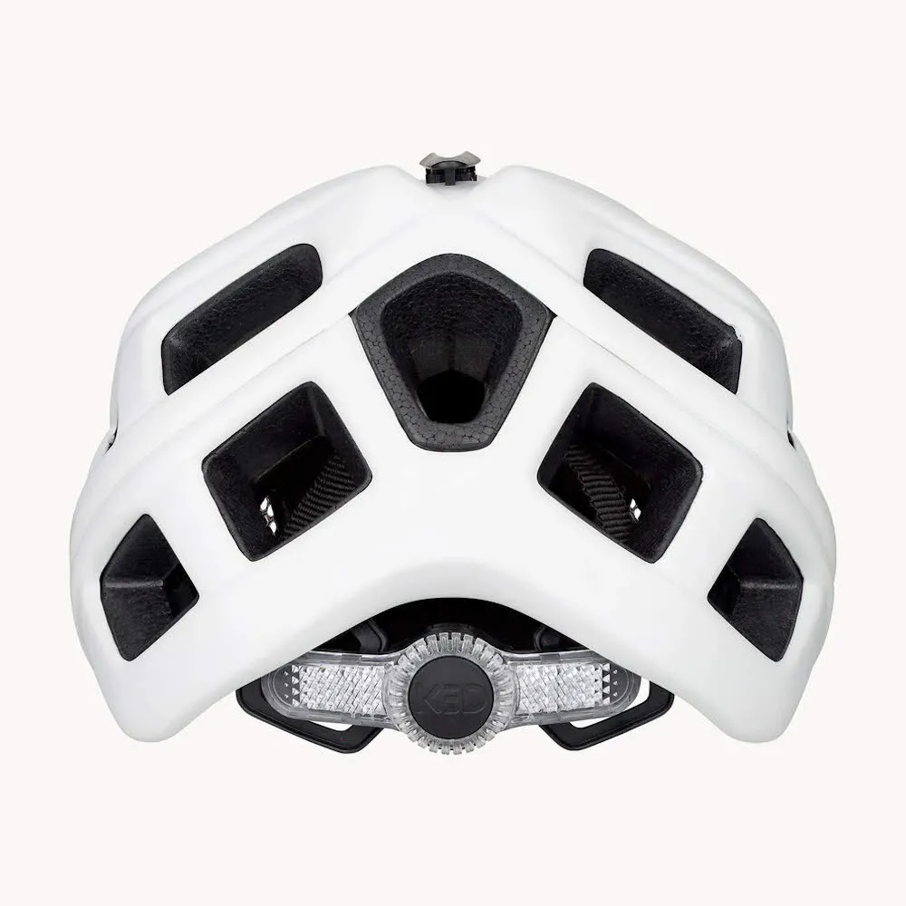 KED CROM Unisex Fahrradhelm white matt